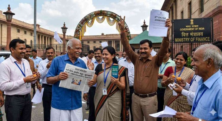 ब्रेकिंग न्यूज़: 8वें वेतन आयोग को मिली हरी झंडी! केंद्रीय कर्मचारियों की होगी बल्ले-बल्ले, बेसिक सैलरी में होगा बंपर उछाल