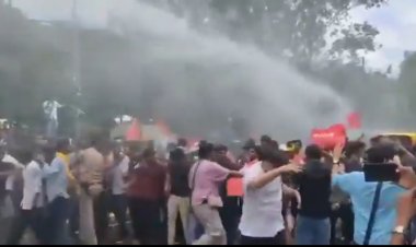 नीट धांधली पर पटना में बवाल: राजभवन जा रहे छात्रों पर पुलिस ने दागे आंसू गैस के गोले, चलाया वाटर कैनन और लाठीचार्ज