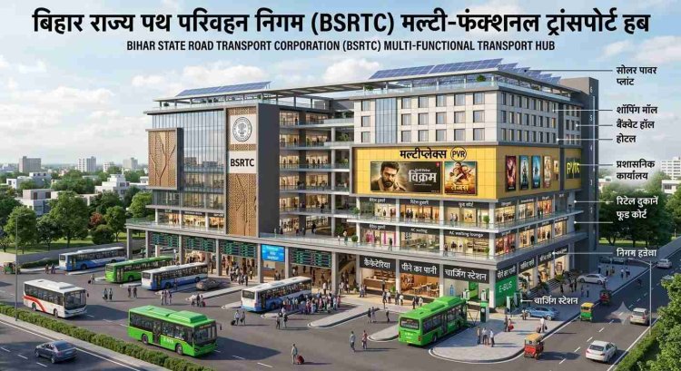 बिहार में परिवहन क्रांति: ₹-PPP मॉडल पर बनेंगे 31 विश्वस्तरीय 'मल्टी-फंक्शनल' बस टर्मिनल, मॉल और मल्टीप्लेक्स से होंगे लैस