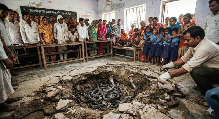 बिहार: किशनगंज के स्कूल में निकला सांपों का 'संसार', फर्श तोड़कर निकले 32 जहरीले नाग; बच्चों में मचा हड़कंप