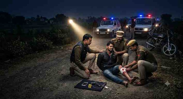 बिहार में 'ऑपरेशन लंगड़ा' का एक्शन: पुलिस से पिस्टल छीनकर भाग रहे बदमाश के पैर में मारी गोली, छीना हुआ हथियार बरामद