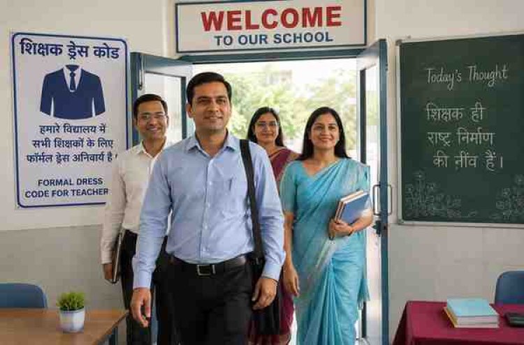 शिक्षक ही नहीं, 'संस्कारों के ब्रांड एम्बेसडर' भी हैं: सरकारी स्कूलों में अब सिर्फ 'फॉर्मल ड्रेस', जींस-टीशर्ट पर लगा बैन