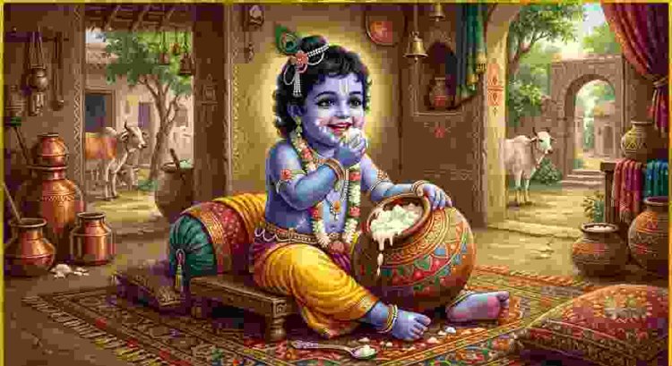 कान्हा का माखन-मिश्री सीक्रेट: जानिए क्यों आधुनिक डाइट चार्ट से कहीं ज़्यादा पावरफुल है श्री कृष्ण का 'देसी सुपरफूड'