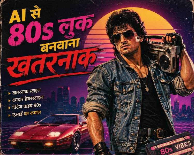 एआई का '80s लुक' ट्रेंड: मनोरंजन या मुसीबत? एक क्लिक से चोरी हो रहा है आपका चेहरा!