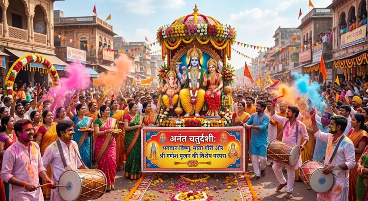 अनंत चतुर्दशी कल: 14 गांठों के अनंत सूत्र से चमकेगा भाग्य, विष्णु जी के साथ मां गौरी और गणपति पूजन का विशेष संयोग