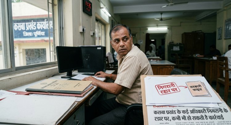 धमाका तय! कसबा प्रखंड के कई बड़े साहब निगरानी के रडार पर, कभी भी गिर सकती है कार्रवाई की गाज